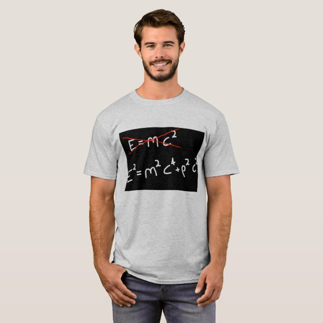 e2=m2c4+p2c2 T-Shirt (Vorne ganz)