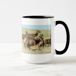 E7 KuhElch Fütternd Kalb Tasse