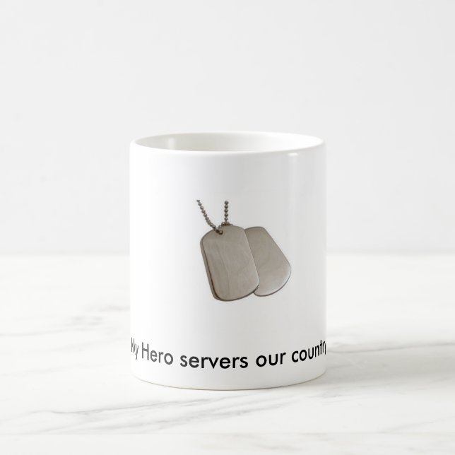 E9060b, meine Heldserver unser Land Kaffeetasse (Mittel)