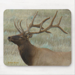 E9 Bullenelch in Velvet Head and Shoulvers Mousepad