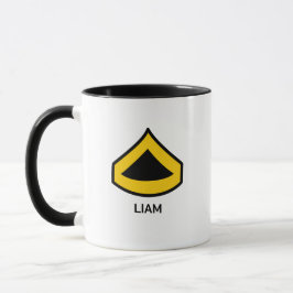 E-3 Private First Class US Army Rank Tasse