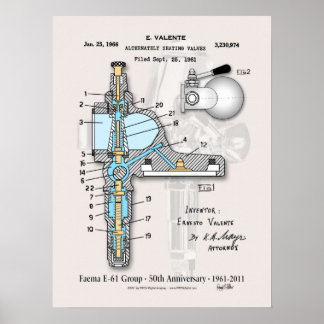 E-61 affiche anniversaire 18"x24"