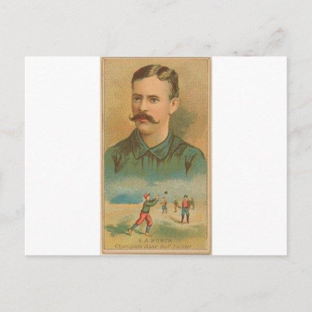 E. A. Burch, Brooklyn Trolley-Dodgers Postkarte (Vorderseite)