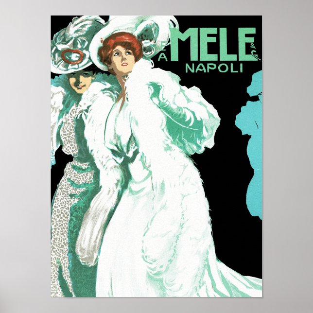 E. A. Mele ~ Frauen in Weiß Poster (Vorne)