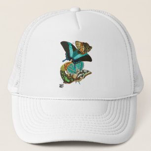 E.A. Séguy Vintag Butterflies Illustration Truckerkappe