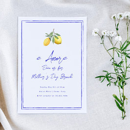 È amore Italian Mother's Day Brunch Einladung