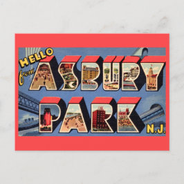 e Asbury Park NJ Grußkarte Postkarte