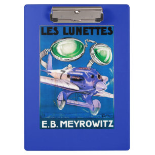 E.B. Meyrowitz Fliegen-Schutzbrillen-Anzeige Klemmbrett