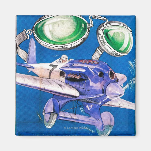 E.B. Meyrowitz Flugbrillen-Werbung Magnet (Vorne)