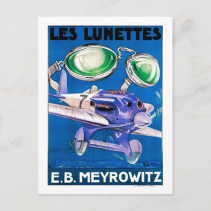 E.B. Meyrowitz Flugbrillen-Werbung Postkarte
