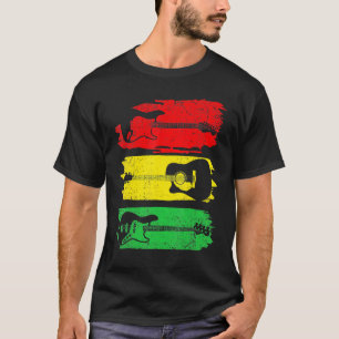 E-Bassgitarre Black History Month T-Shirt