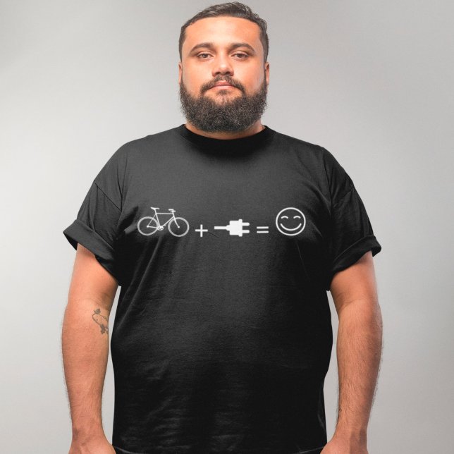 E-Bike Funny Bicycle Electronic Electric Cycling T-Shirt (Von Creator hochgeladen)