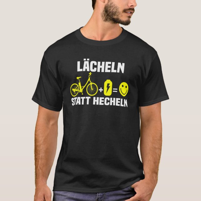 E Bike-Redewendungen - Elektrobatterie T-Shirt (Vorderseite)