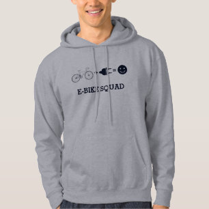 E Bike Squad Electric Bicycle macht mich glücklich Hoodie