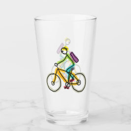 E-Bike Stickman Glas