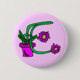E - Blume - Monogramm - Taste Button