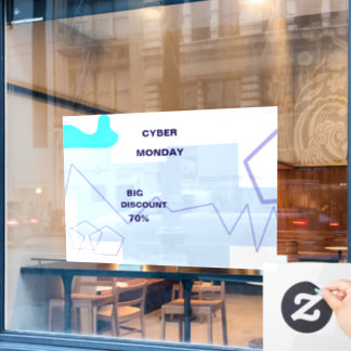 E-commerce Cyber Monday Deal Fensteraufkleber