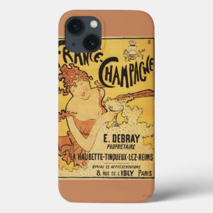 E. Debray Champagne Advertisement Poster Case-Mate iPhone Hülle