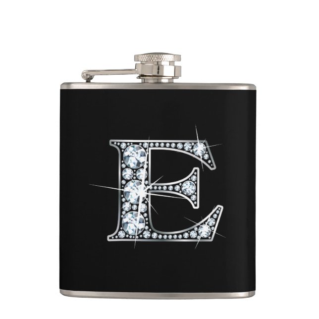 E "Diamant Bling"-Flasche Flachmann (Vorderseite)