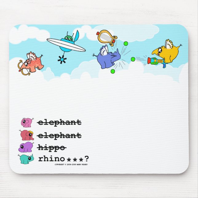 e.e.h.r…? "Engelchen" mousemat Mousepad (Vorne)