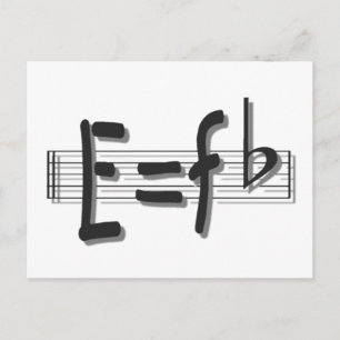 e eq F flat FOR UPLOADwhitewith shadow PNG Postkarte
