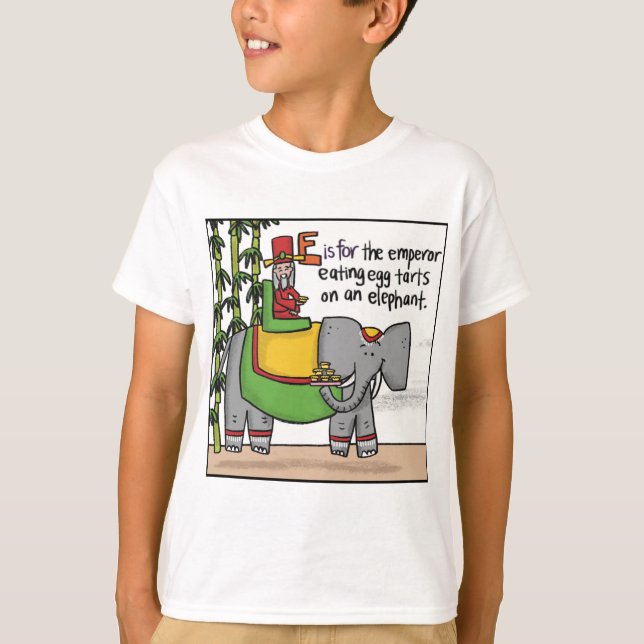 E est pour Egg Tarts T-shirt enfant (Devant)