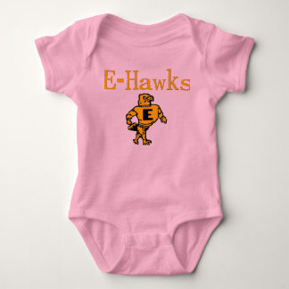 E-Falke der meiste entzückende Fan Baby Strampler