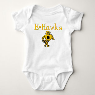 E-Falke der meiste entzückende Fan Baby Strampler