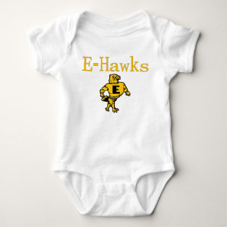 E-Falke der meiste entzückende Fan Baby Strampler