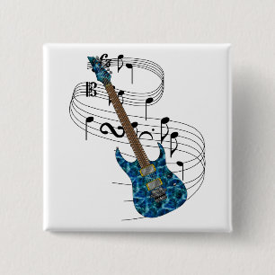E-Gitarre Button