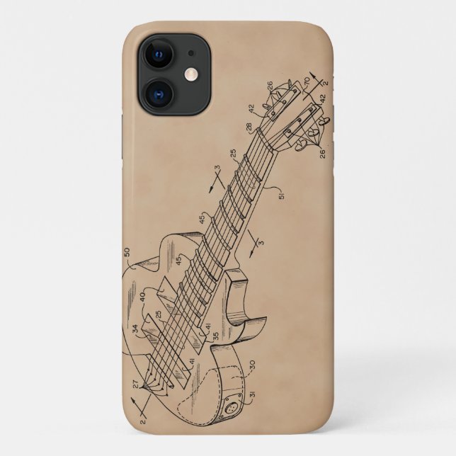 E-Gitarre Case-Mate iPhone Hülle (Rückseite)