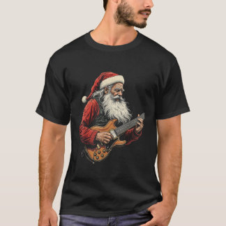 E-Gitarre des Weihnachtsmanns T-Shirt