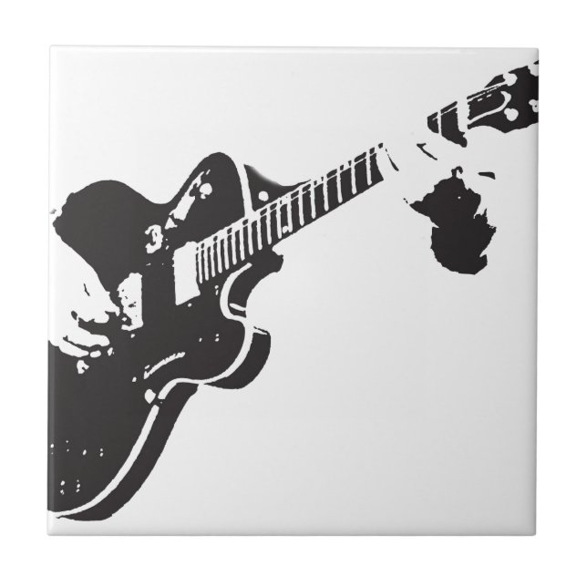 E-Gitarre Fliese (Vorderseite)