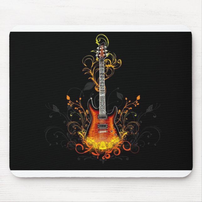 E-Gitarre Mousepad (Vorne)