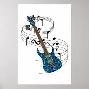 E-Gitarre Poster