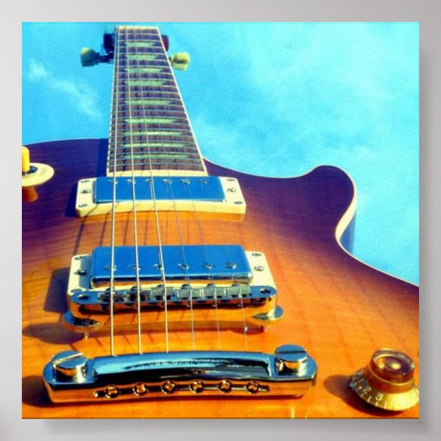 E-Gitarre Poster (Vorne)