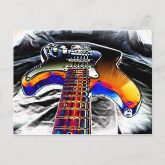 E-Gitarre Postkarte