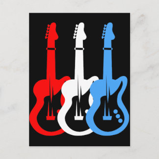 E-Gitarre Postkarte