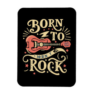 E-Gitarre zum Rocken geboren Magnet