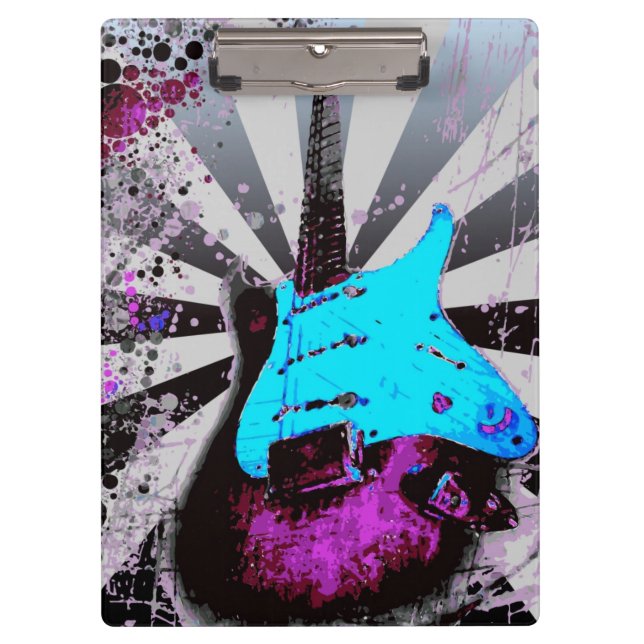 E-Gitarren-Klemmbrett Klemmbrett (Vorderseite)