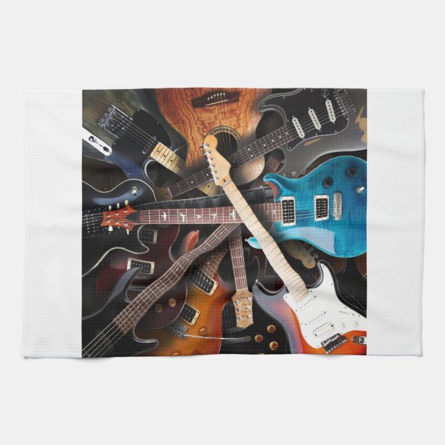 E-Gitarren-Konzept Handtuch (Horizontal)