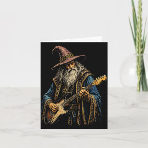 E-Gitarren-Zauberer Rockstar Sodasy Gitarrist Karte