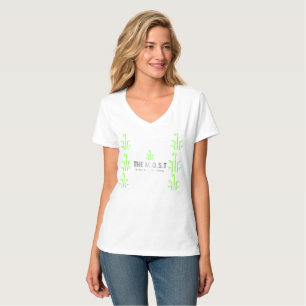 e: Grundlegendes V-Ausschnitt-T-Shirt für Damen (w T-Shirt