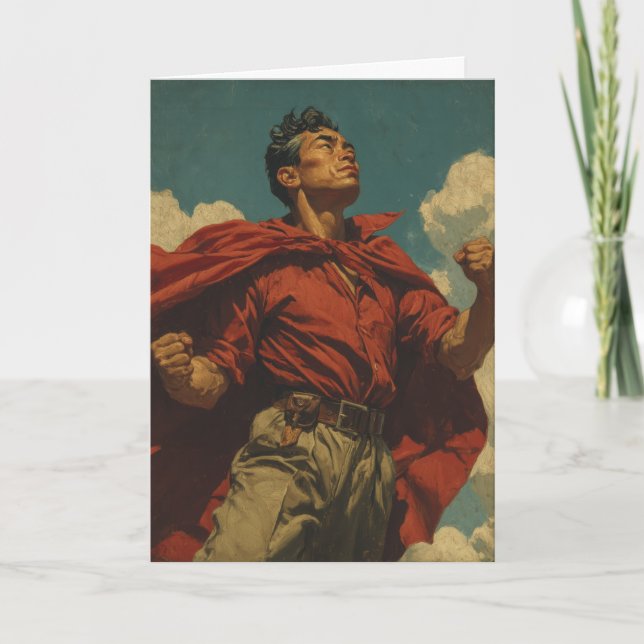 E) Hero-Vater Karte (Vorderseite)