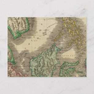 E Indien Postkarte