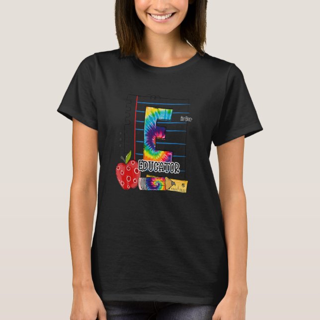E ist für die Ausbildung der Erzieher am ersten Sc T-Shirt (Vorderseite)