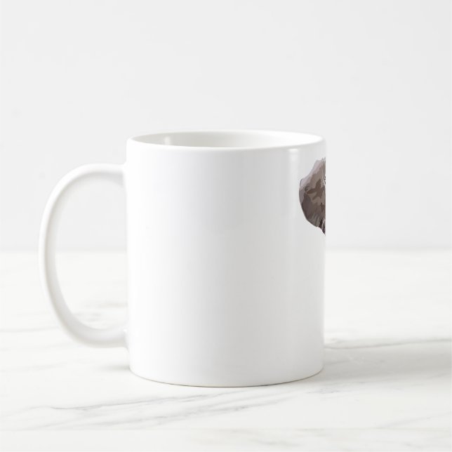E ist für Elephant Kaffeetasse (Links)