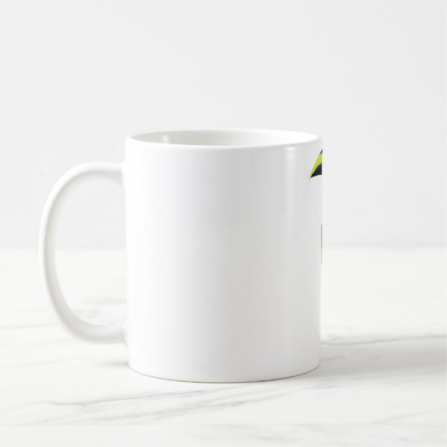 E ist für Emerald Toucan Kaffeetasse (Links)