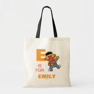 E ist für Ernie   Name hinzufügen Tragetasche