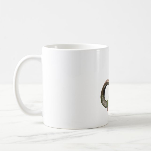 E ist für European Lizard Kaffeetasse (Links)